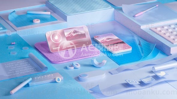 音乐可视化视频包装AE模板