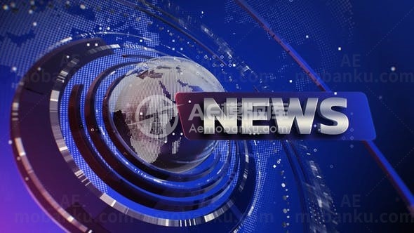 新闻电视栏目包装动画AE模板