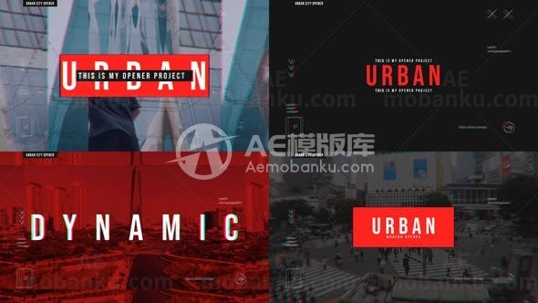 新城市介绍动画AE模板