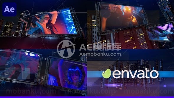 城市视频宣传动画AE模板