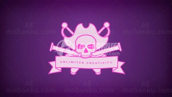 创意logo演绎动画AE模板