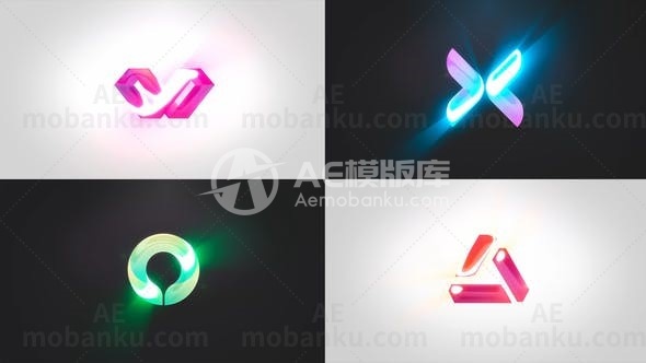 快速logo演绎动画AE模板