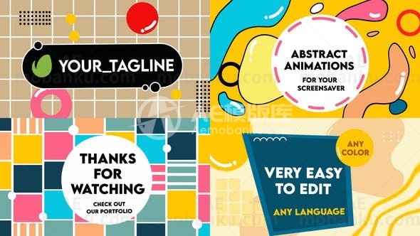 售后效果的销售场景动画AE模板