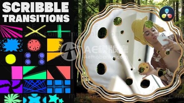 创意转场过渡AE模板