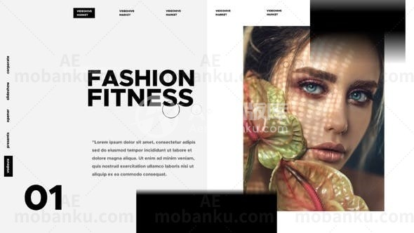 短款系列时尚企业宣传AE模板