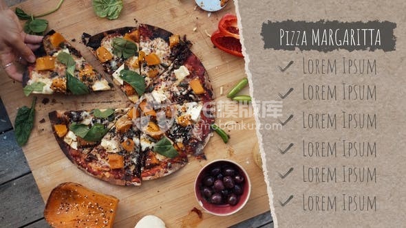 带有复选框列表的边栏AE模板