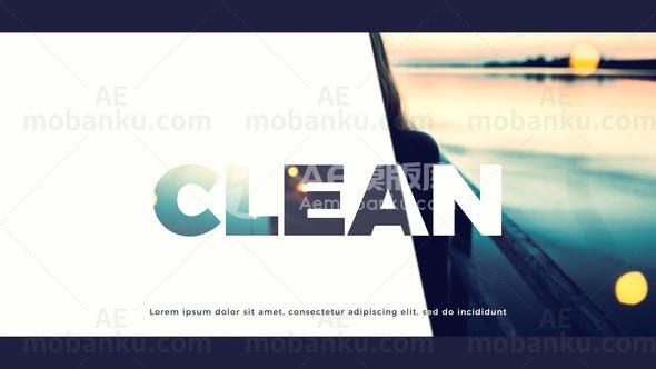 创意现代图文展示动画AE模版