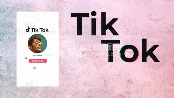 社交媒体包AE模板