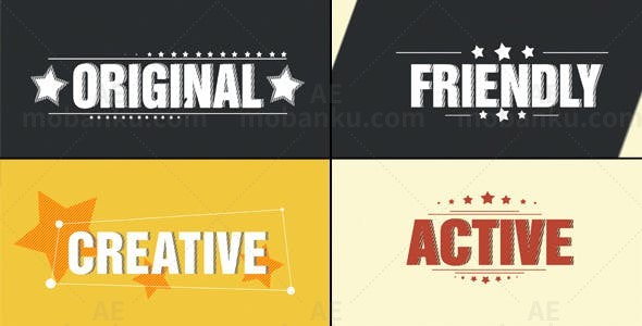 繁星点点介绍视频开场AE模板