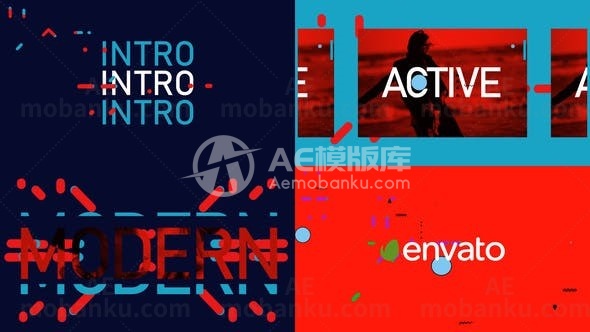 创意视频动画AE模板