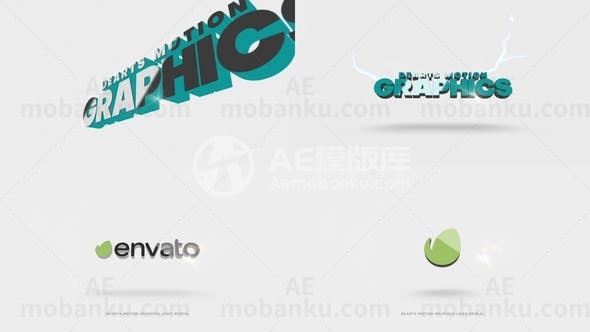 文本标题logo演绎动画AE模板