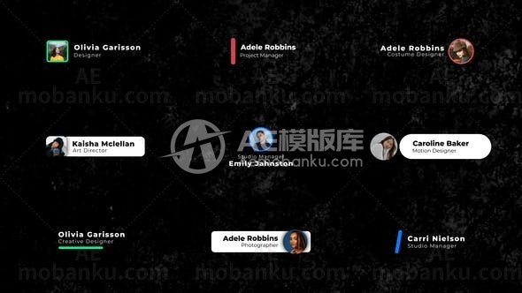 创意字幕条动画AE模板