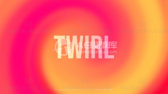 创意旋转视频AE模板