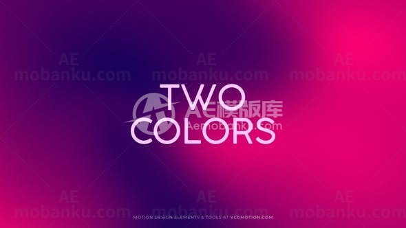 渐变视频特效动画AE模板