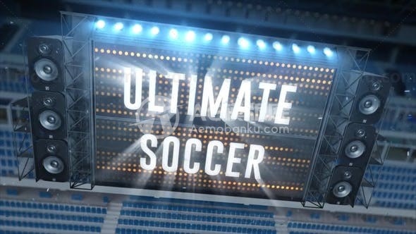 足球视频包装动画AE模板