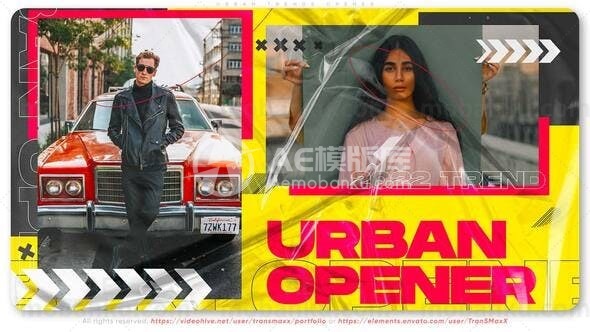 城市视频宣传片AE模板