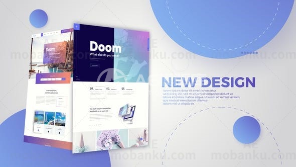 网站宣传AE模板