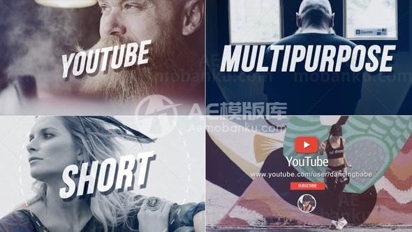 创意社交媒体视频AE模板