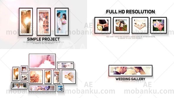 婚礼相册动画AE模板