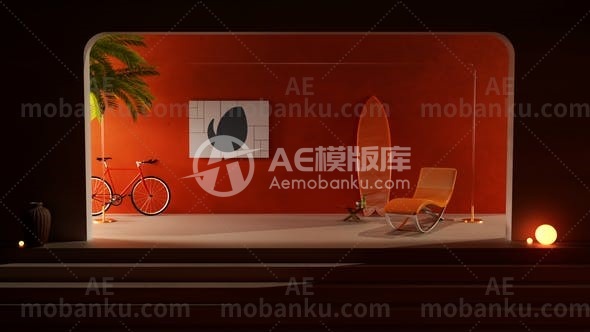 创意logo演绎动画AE模板