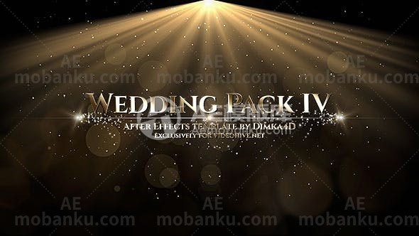 婚礼创意AE模板