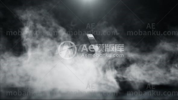 烟雾logo演绎动画AE模板