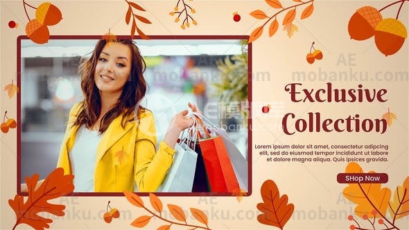 时尚销售促销宣传AE模板