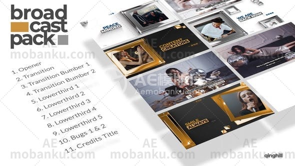 创意视频包装AE模板