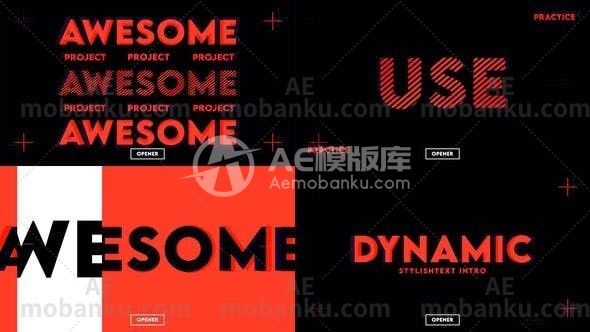 动态视频开场AE模板