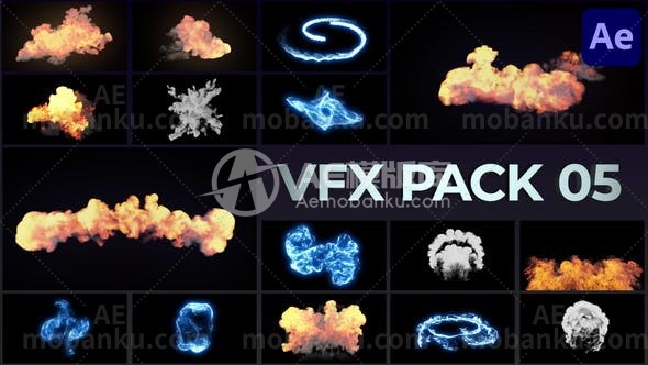 VFX元素包AE模板