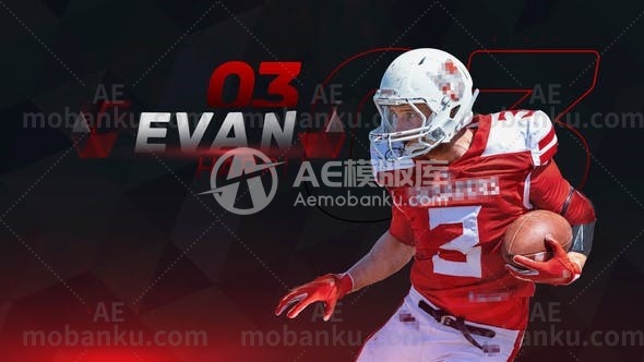 27101运动团队介绍AE模板Sports Team Intro V9