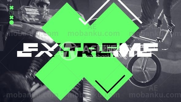 Extream Axis 27149特效的Xtreme介绍AE模板Xtreme Intro for After Effects-AE模板库-数智分享平台