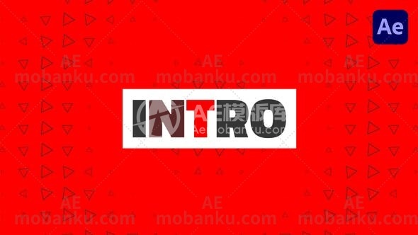 27157创意视频开场AE模板YouTube Intro Video