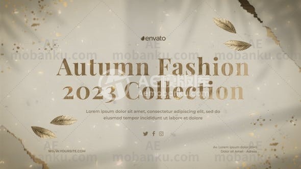 27184秋季时尚2023系列AE模板Autumn Fashion 2023 Collection