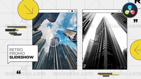 27190复古促销图片展示AE模板Retro Promo Slideshow | DR