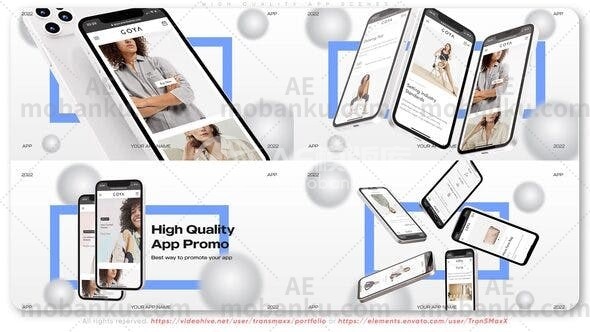 27211应用场景动画AE模板High Quality App Scenes