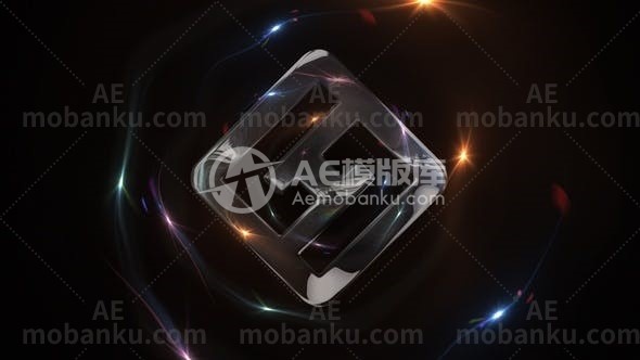 27239涡旋星系logo演绎AE模板Vortex Galaxy Logo