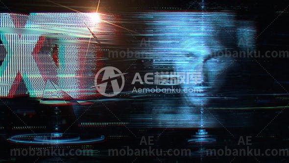 27266高科技数字logo演绎动画AE模板Hi Tech Digital Logo Reveal