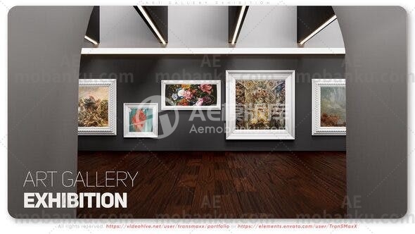 27269美术馆展览AE模板Art Gallery Exhibition