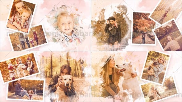 27272照片动画AE模板Photo Slideshow