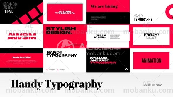 27297便捷排版达芬奇模板Handy Typography for Davinci Resolve