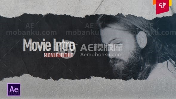 27319电影介绍和电影开场字幕AE模板Movie Intro And Film Opening Credits Title