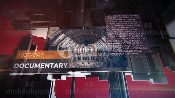 27334历史纪录片介绍AE模板History Documentary Intro