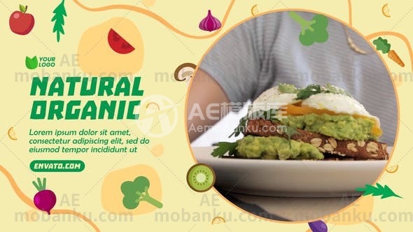 27339蔬菜食品AE模板Vegetables Food