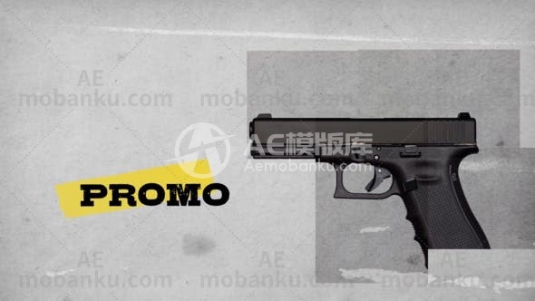 27364垃圾促销AE模板Grunge Promo