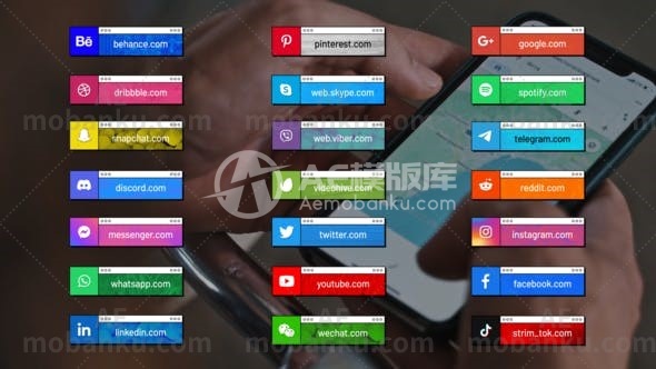 27401社交媒体动画AE模板Social Media V7