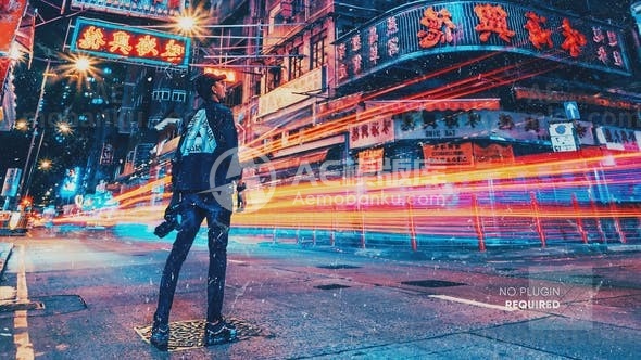 27410简洁图文展示动画AE模板Elegant Slideshow