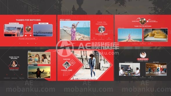 27429终端屏幕动画AE模板Youtube End Screens _02