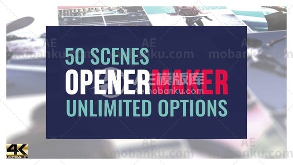 27445照相馆创意视频包装AE模版Photo Gallery Creator