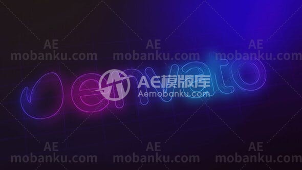 27460黑暗logo演绎动画AE模版Dark Shadows Logo Reveal
